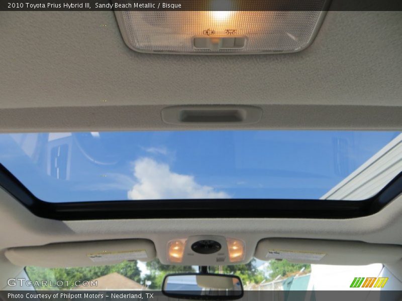 Sandy Beach Metallic / Bisque 2010 Toyota Prius Hybrid III