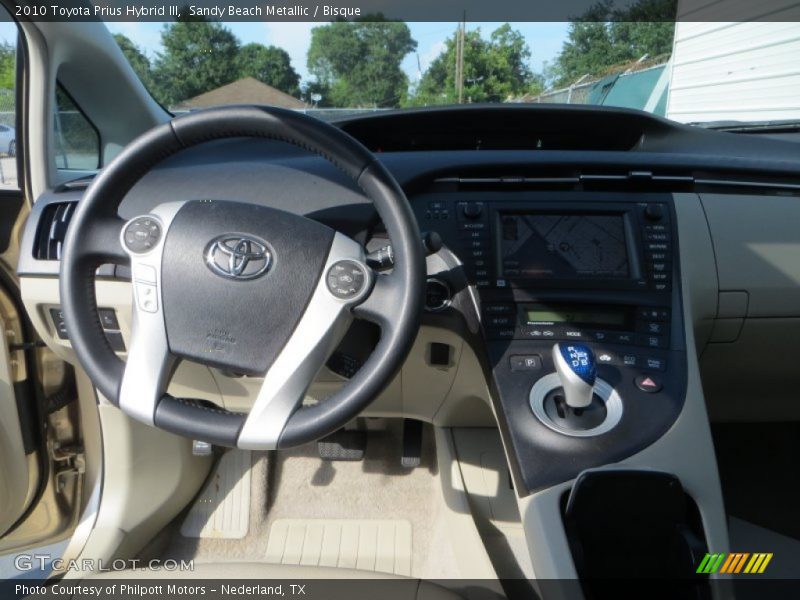 Sandy Beach Metallic / Bisque 2010 Toyota Prius Hybrid III