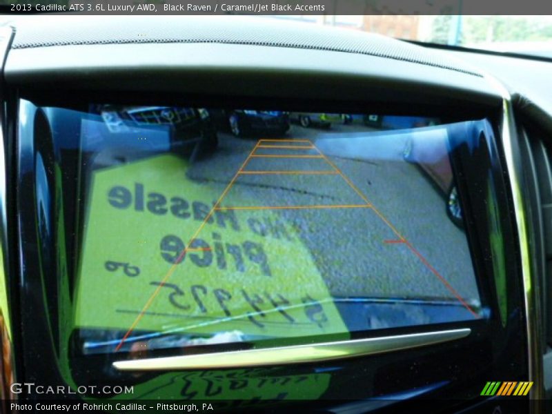 Black Raven / Caramel/Jet Black Accents 2013 Cadillac ATS 3.6L Luxury AWD