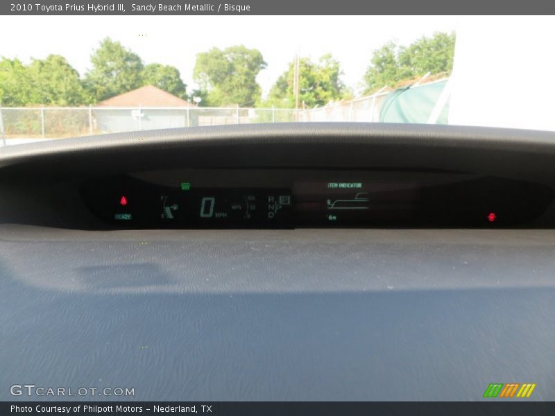 Sandy Beach Metallic / Bisque 2010 Toyota Prius Hybrid III