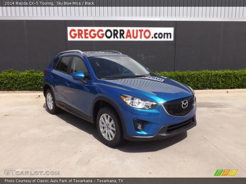 Sky Blue Mica / Black 2014 Mazda CX-5 Touring