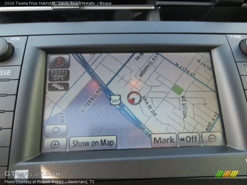 Sandy Beach Metallic / Bisque 2010 Toyota Prius Hybrid III