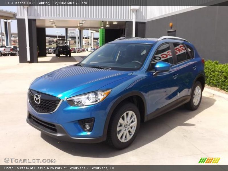 Sky Blue Mica / Black 2014 Mazda CX-5 Touring