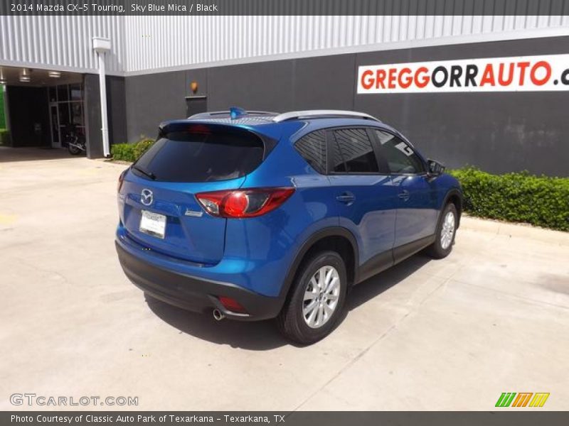 Sky Blue Mica / Black 2014 Mazda CX-5 Touring