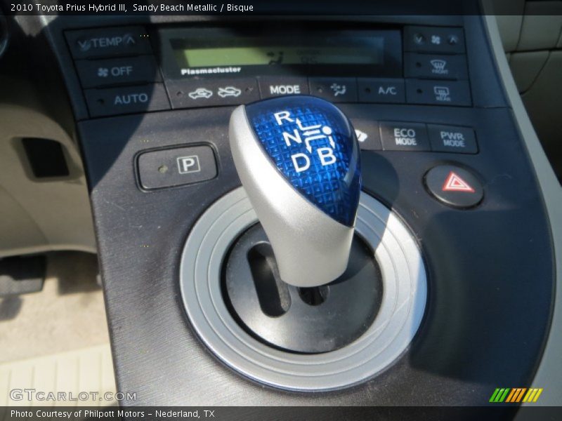 Sandy Beach Metallic / Bisque 2010 Toyota Prius Hybrid III