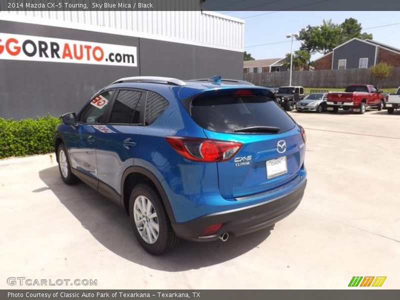 Sky Blue Mica / Black 2014 Mazda CX-5 Touring