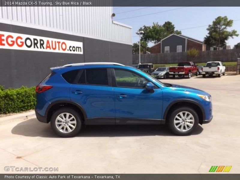 Sky Blue Mica / Black 2014 Mazda CX-5 Touring