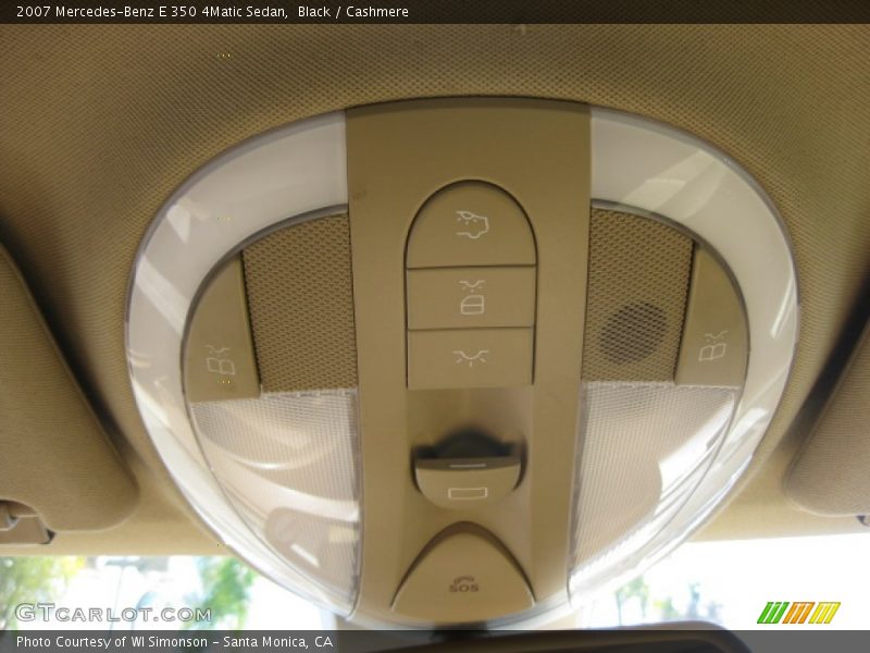 Black / Cashmere 2007 Mercedes-Benz E 350 4Matic Sedan