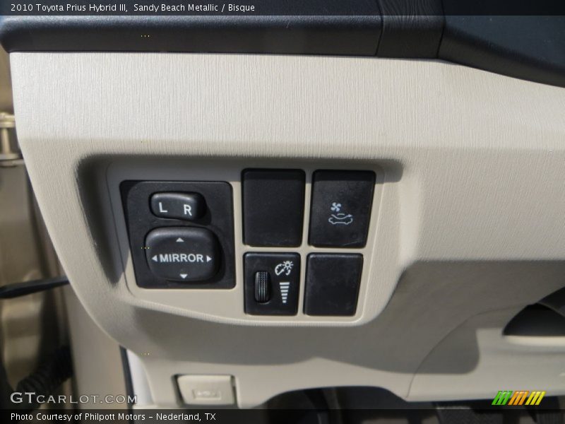 Sandy Beach Metallic / Bisque 2010 Toyota Prius Hybrid III