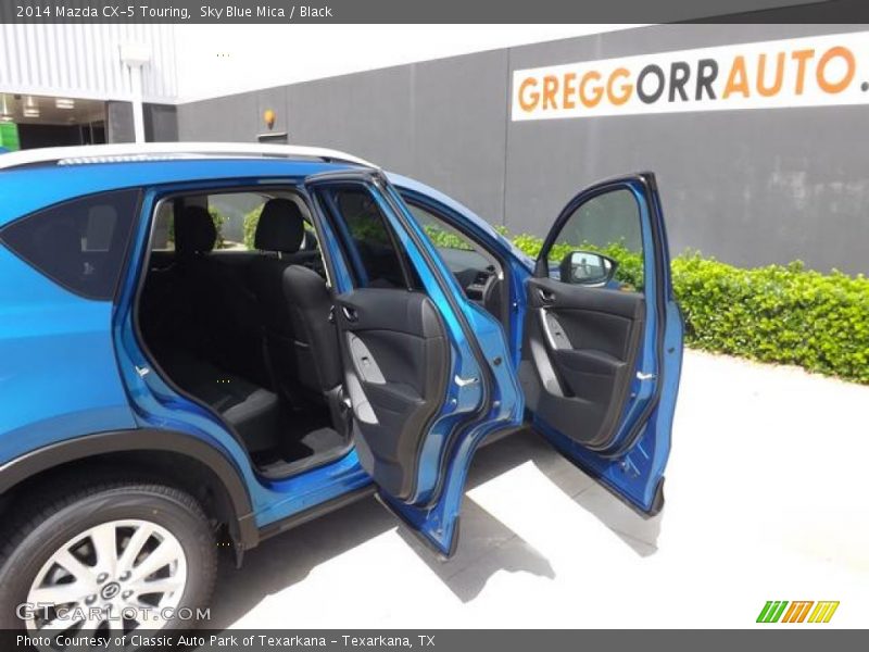 Sky Blue Mica / Black 2014 Mazda CX-5 Touring