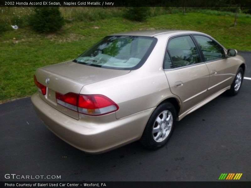 Naples Gold Metallic / Ivory 2002 Honda Accord EX Sedan