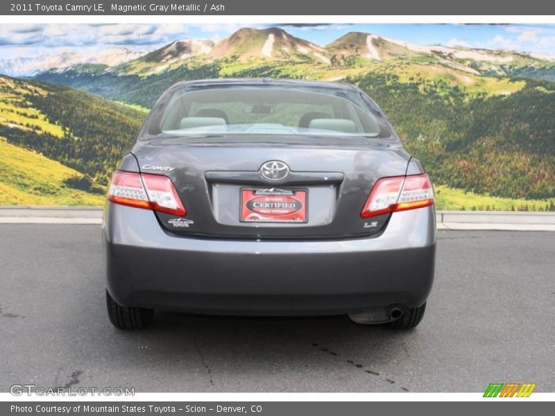 Magnetic Gray Metallic / Ash 2011 Toyota Camry LE