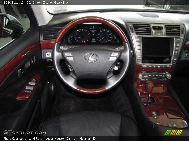 Smoky Granite Mica / Black 2010 Lexus LS 460