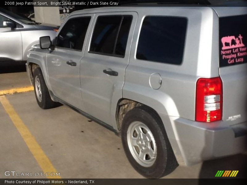 Bright Silver Metallic / Dark Slate Gray 2008 Jeep Patriot Sport