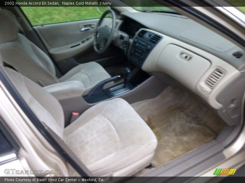 Naples Gold Metallic / Ivory 2002 Honda Accord EX Sedan