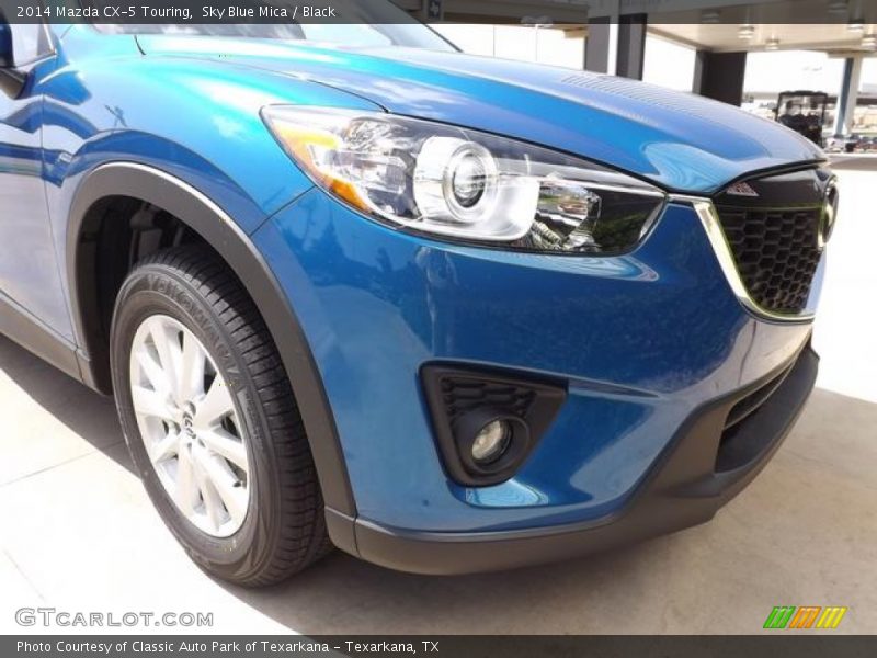 Sky Blue Mica / Black 2014 Mazda CX-5 Touring