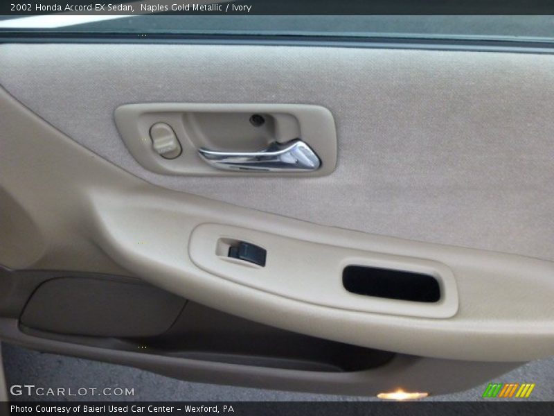 Naples Gold Metallic / Ivory 2002 Honda Accord EX Sedan