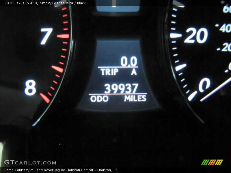 Smoky Granite Mica / Black 2010 Lexus LS 460