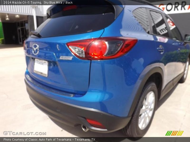 Sky Blue Mica / Black 2014 Mazda CX-5 Touring