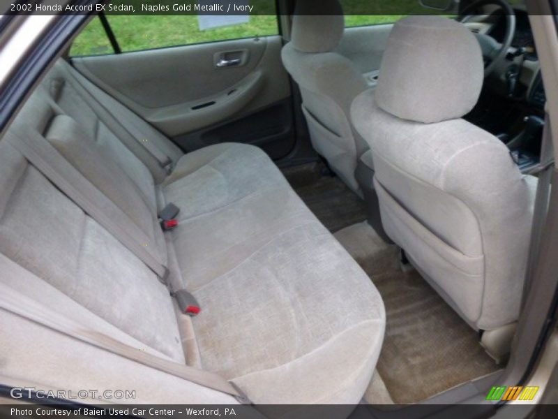 Naples Gold Metallic / Ivory 2002 Honda Accord EX Sedan
