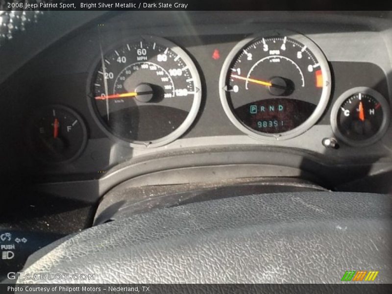Bright Silver Metallic / Dark Slate Gray 2008 Jeep Patriot Sport