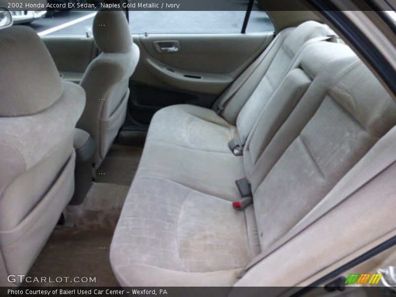 Naples Gold Metallic / Ivory 2002 Honda Accord EX Sedan