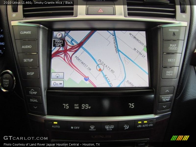 Smoky Granite Mica / Black 2010 Lexus LS 460