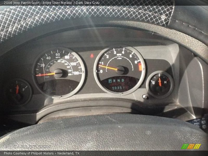 Bright Silver Metallic / Dark Slate Gray 2008 Jeep Patriot Sport