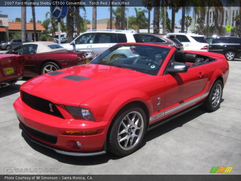 Torch Red / Black/Red 2007 Ford Mustang Shelby GT500 Convertible