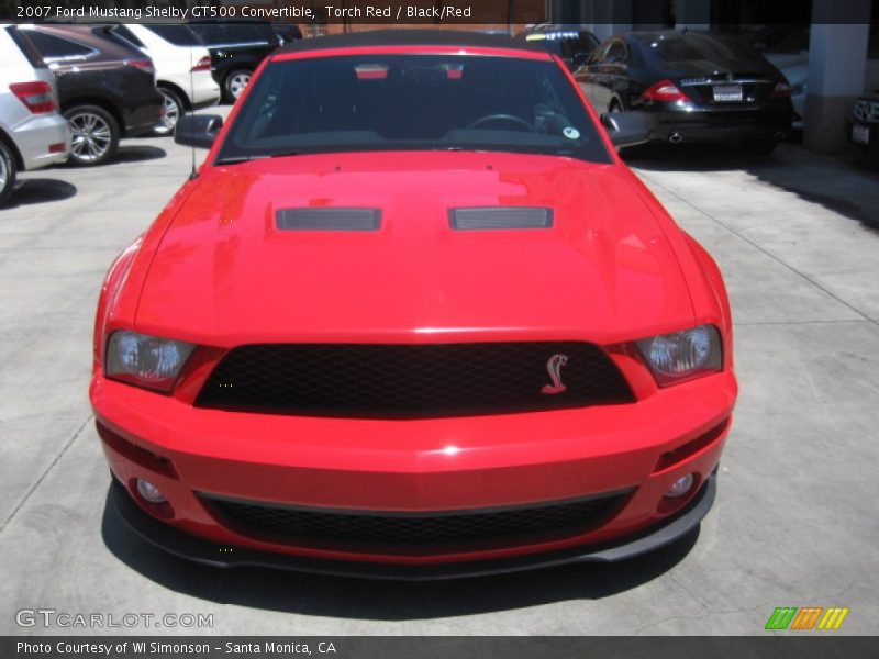Torch Red / Black/Red 2007 Ford Mustang Shelby GT500 Convertible