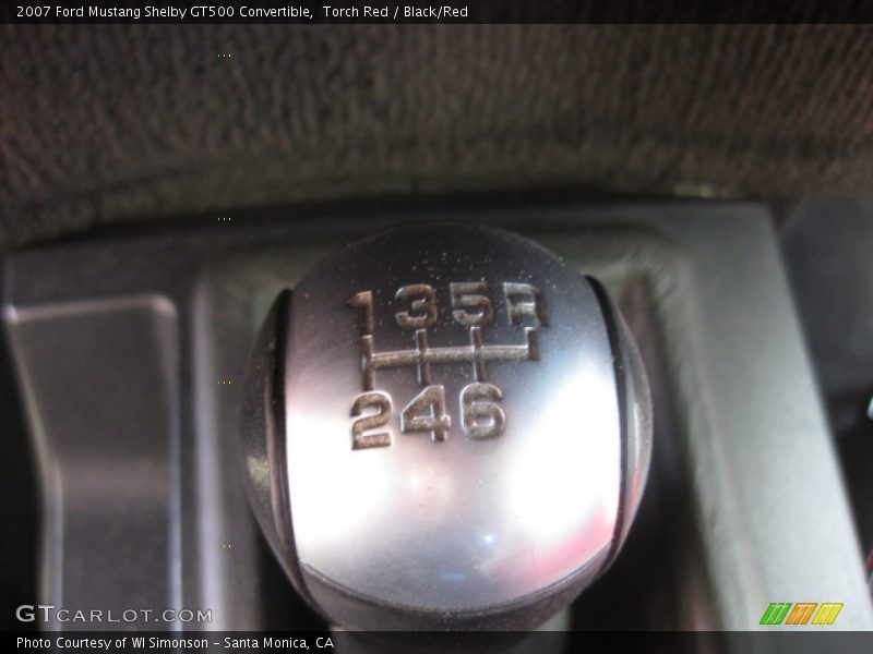 Torch Red / Black/Red 2007 Ford Mustang Shelby GT500 Convertible