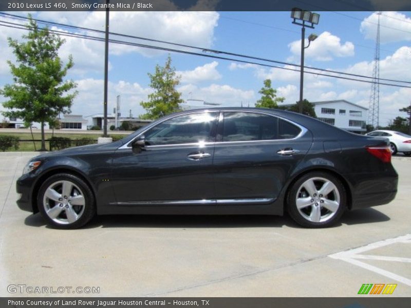 Smoky Granite Mica / Black 2010 Lexus LS 460