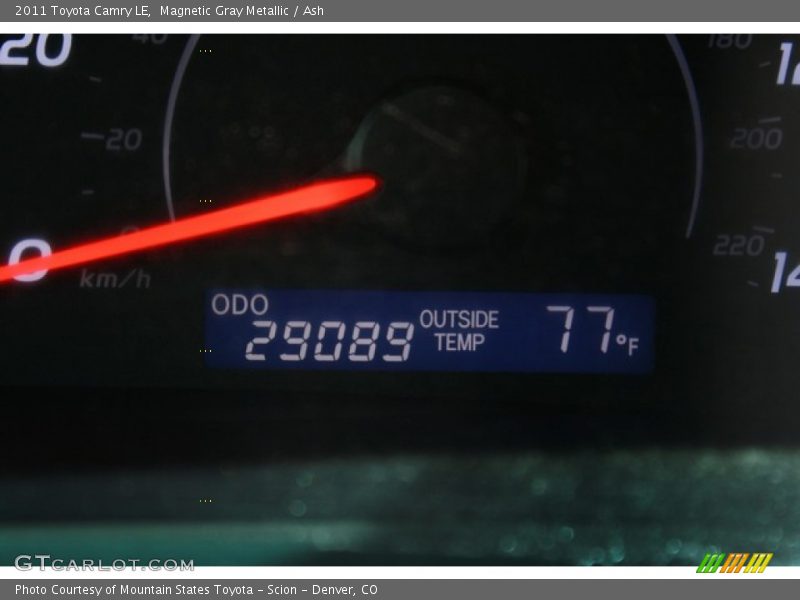 Magnetic Gray Metallic / Ash 2011 Toyota Camry LE