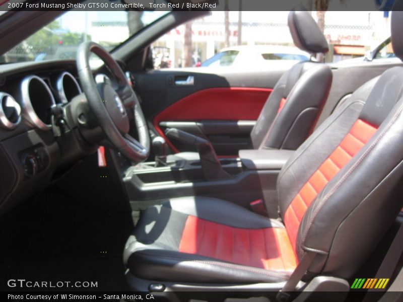 Torch Red / Black/Red 2007 Ford Mustang Shelby GT500 Convertible