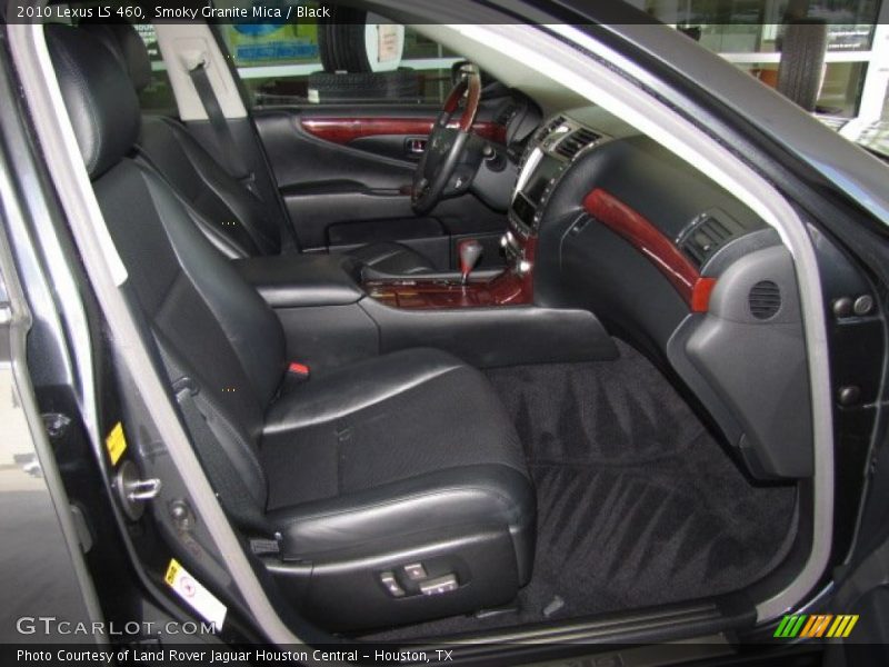 Smoky Granite Mica / Black 2010 Lexus LS 460