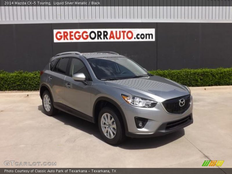 Liquid Silver Metallic / Black 2014 Mazda CX-5 Touring