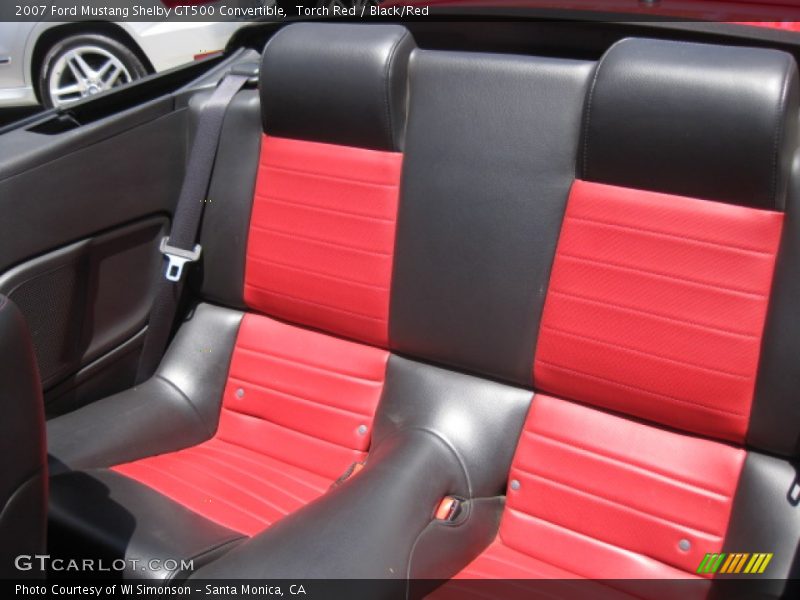 Torch Red / Black/Red 2007 Ford Mustang Shelby GT500 Convertible