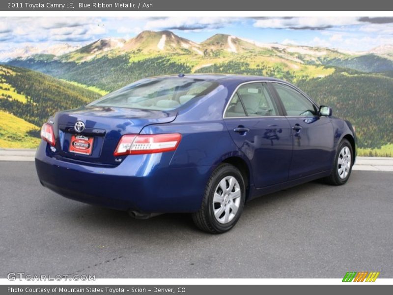 Blue Ribbon Metallic / Ash 2011 Toyota Camry LE