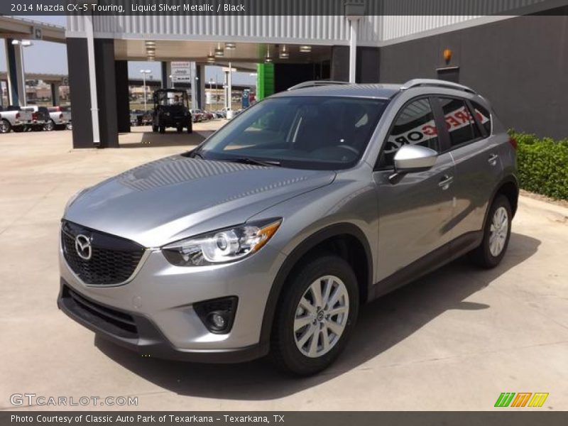 Liquid Silver Metallic / Black 2014 Mazda CX-5 Touring