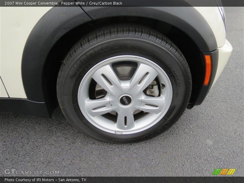Pepper White / Grey/Carbon Black 2007 Mini Cooper Convertible
