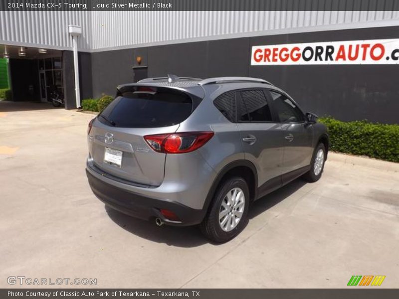 Liquid Silver Metallic / Black 2014 Mazda CX-5 Touring