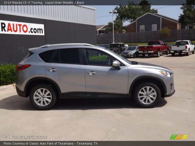 Liquid Silver Metallic / Black 2014 Mazda CX-5 Touring