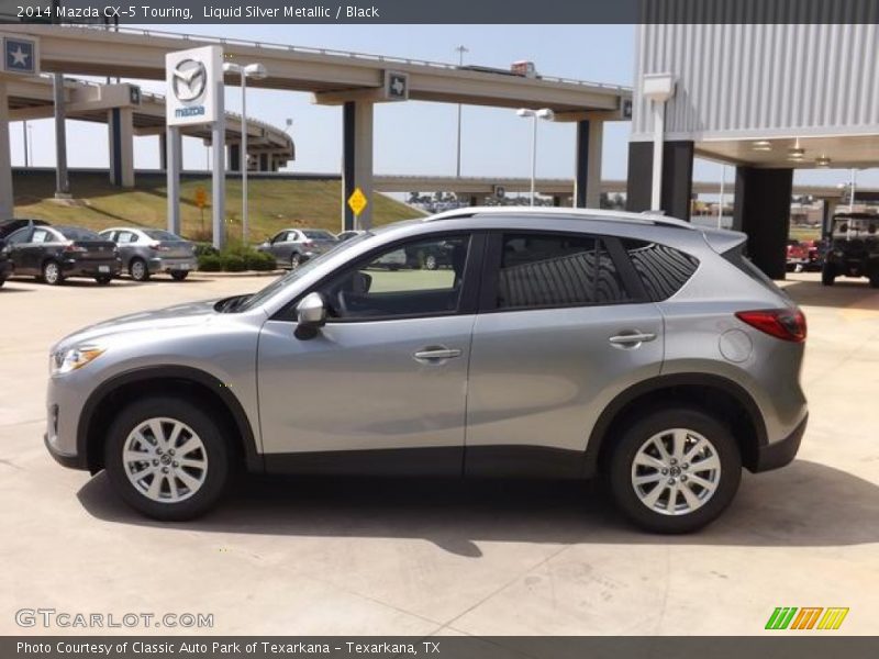 Liquid Silver Metallic / Black 2014 Mazda CX-5 Touring