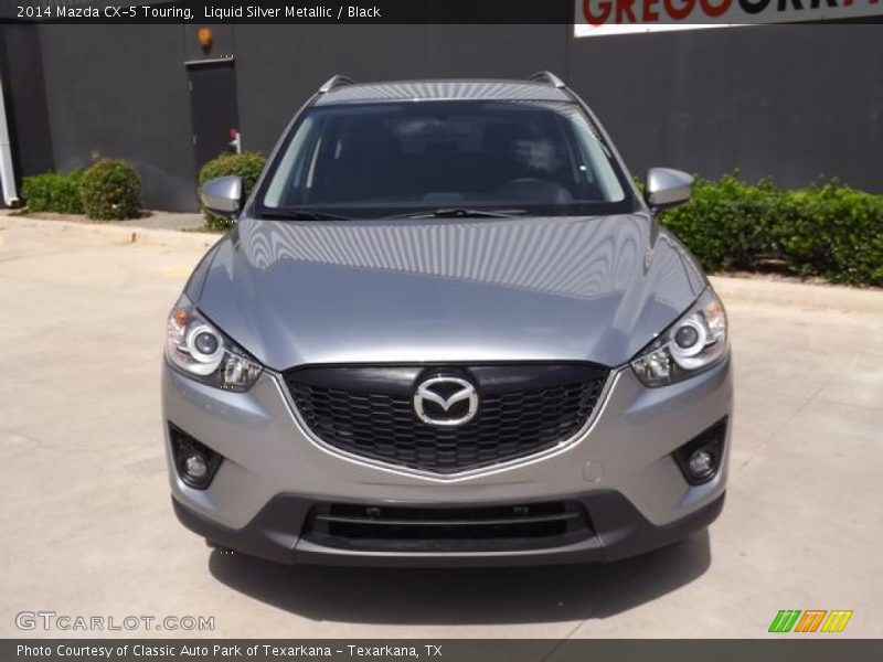 Liquid Silver Metallic / Black 2014 Mazda CX-5 Touring