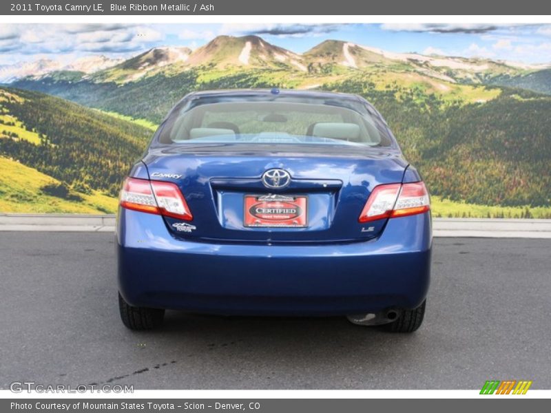 Blue Ribbon Metallic / Ash 2011 Toyota Camry LE