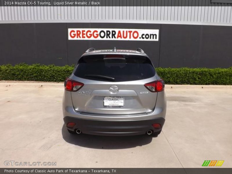 Liquid Silver Metallic / Black 2014 Mazda CX-5 Touring
