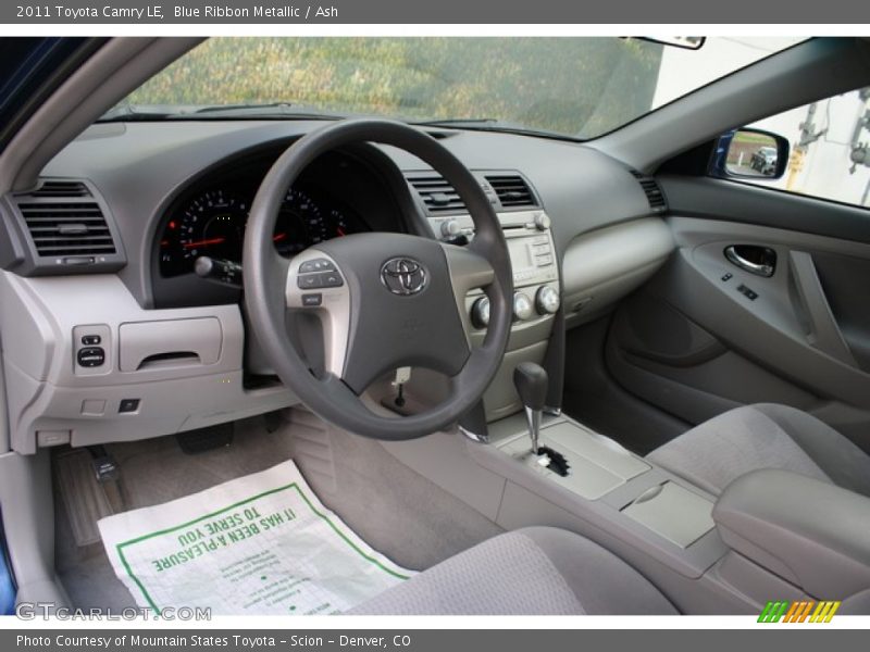 Blue Ribbon Metallic / Ash 2011 Toyota Camry LE