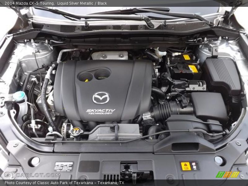 Liquid Silver Metallic / Black 2014 Mazda CX-5 Touring