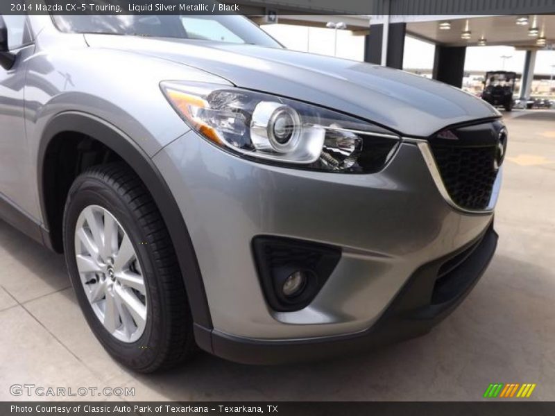 Liquid Silver Metallic / Black 2014 Mazda CX-5 Touring