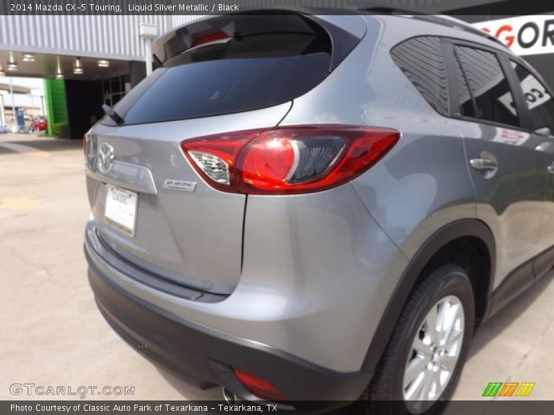Liquid Silver Metallic / Black 2014 Mazda CX-5 Touring
